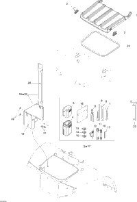 Front Storage Rack Box Detent Latch Compatible With Polaris Sportsman Hawkeye Magnum Atv Replace 7081125 7081421 Left Right - View #13
