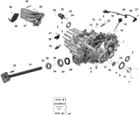 Rotax - Gearbox Assy And Drive Shaft