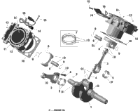 Rotax - Crankshaft, Piston And Cylinder