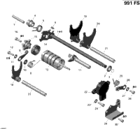 2008 Can-Am Spyder GS 990 5-Speed Shifting System | Fox