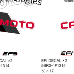 2022 CFMOTO CF800 ZFORCE 800 EX EPS Pearl White Decal Kit (Pearl