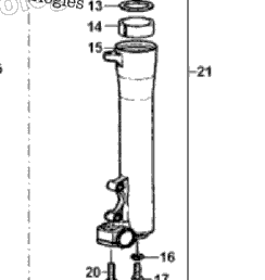 2014 GasGas TXT PRO 125cc 250cc 280cc 300cc - Exploded Front Fork