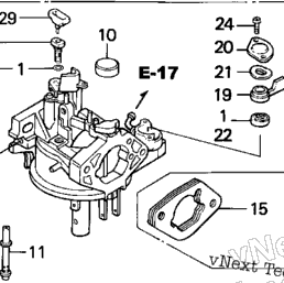 Honda Engines GXV390 DA23 Carburetor | Shank's Lawn Cub Cadet