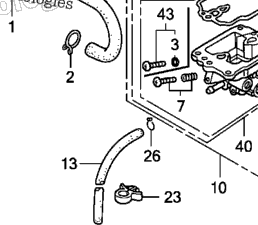 Honda Engines GX670 TXF2 Carburetor (1) | CyclePartsNation Honda