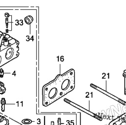 ガス機器交換 Honda Engines GX670 TXF2 Carburetor (1) | CyclePartsNation Honda