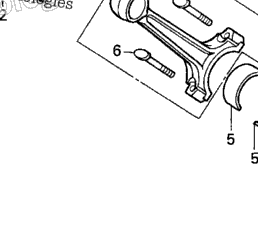 Honda Engines GX610 QDF2 Piston (1) | CyclePartsNation Honda Parts