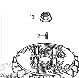 Honda Engines GCV190LA S3L Flywheel (1) | CyclePartsNation Honda