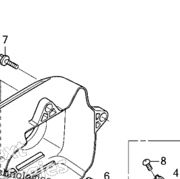 Honda Engines GCV200LA G5B Muffler | CyclePartsNation Honda Parts