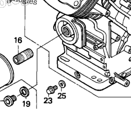 Honda Engines GX610 QDW Cylinder (1) | CyclePartsNation Honda
