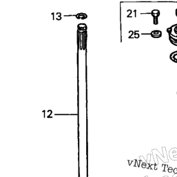 Honda Marine BF75A3 LRTA Water Pump@Vertical Shaft