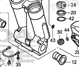 Honda Marine BF250A LA Power Trim-Tilt | CyclePartsNation Honda