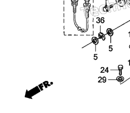 Honda Marine BF200A4 LA Shift Shaft | CyclePartsNation Honda Parts
