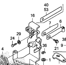 Honda Marine BF200A4 LA Shift Shaft | CyclePartsNation Honda Parts