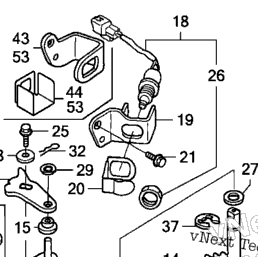 すあページ Honda Marine BF200A4 LA Shift Shaft | CyclePartsNation Honda Parts