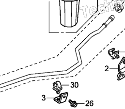 Honda Marine BF250A XXCW Water Separator@Fuel Strainer | Babbitts