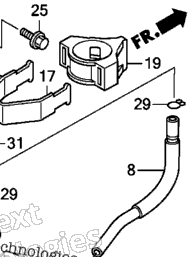 Honda Marine BF250A XXCW Water Separator@Fuel Strainer