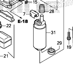 12345 専用 Honda Marine BF60A LRTA Vapor Separator | CyclePartsNation Honda