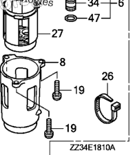 12345 専用 Honda Marine BF60A LRTA Vapor Separator | CyclePartsNation Honda