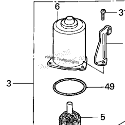 Honda Marine BF50A LRTA Power Tilt Components | CyclePartsNation