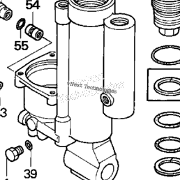 Honda Marine BF50A LRTA Power Tilt Components | CyclePartsNation