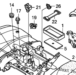 2007 Honda TRX420TEA FOURTRAX RANCHER ES Rear Fender | Babbitts