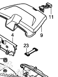 2007 Honda TRX420TEA FOURTRAX RANCHER ES Rear Fender | Babbitts