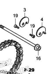 2008 Honda TRX700XXA TRX700XX Drive Chain | Babbitts Honda Parts House
