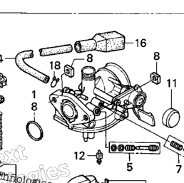 John_Parts Carburetor 16100-HF7-010 For Honda TRX90 / Sportrax 90 / Fourtrax 90 ATV – Direct Replacement