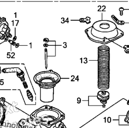 2008 Honda TRX500FMA FOURTRAX FOREMAN 4X4 Carburetor | Babbitts