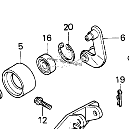 Honda Power Equipment RT5000 A Front P.T.O. Shaft | Babbitts