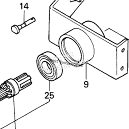 Honda Power Equipment RT5000 A Front P.T.O. Shaft | CyclePartsNation
