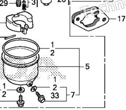 Honda Power Equipment WT20XK2 AC Carburetor | CyclePartsNation