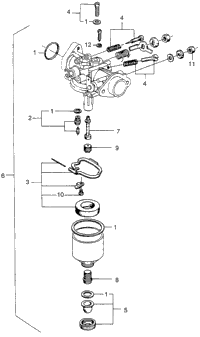 Honda Power Equipment F28 A Carburetor | CyclePartsNation Honda
