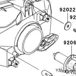 2001 Kawasaki NINJA ZX-6R (ZX600-J2) Headlight(S) | Babbitts
