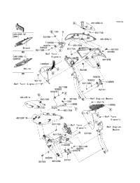 2013 Kawasaki Z1000 (ZR1000DDF) Cowling (Center)(Ddf/Ddfa) | Ron Ayers