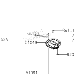 2022 Kawasaki Ninja ZX-6R ABS KRT Edition (ZX636GNFAL) Fuel Tank
