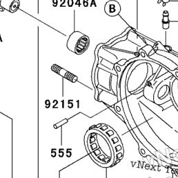 1999 Kawasaki PRAIRIE 300 4X4 (KVF300-A1) Drive Shaft (Rear