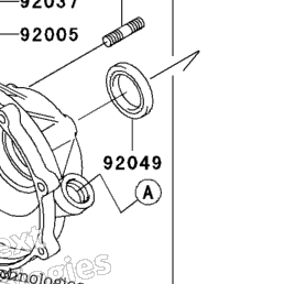 1999 Kawasaki PRAIRIE 300 4X4 (KVF300-A1) Drive Shaft (Rear