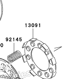 2005 Kawasaki VULCAN 1600 NOMAD (VN1600-D1) Clutch | Babbitts
