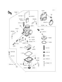 1995 Kawasaki KX250 (KX250-K2) Carburetor | Babbitts Kawasaki