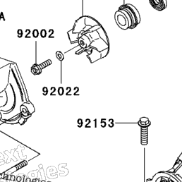 2008 Kawasaki NINJA ZX-6R (ZX600P8FA) Oil Pump/Oil Filter