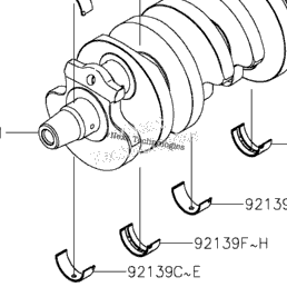 んは 2019 Kawasaki Ninja ZX-6R (ZX636GKF) Crankshaft/Piston(S