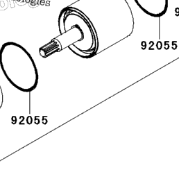 2013 Kawasaki NINJA ZX-10R (ZX1000JDF) Starter Motor | Babbitts