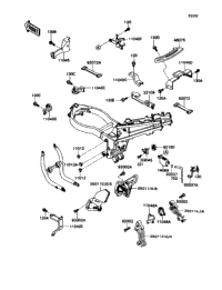 1991 Kawasaki ZX-11 (ZX1100-C2) Battery Case | CarolinaCycle