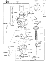 1984 Kawasaki KDX200 (KDX200-A2) Carburetor (Kdx200-A3) | Babbitts