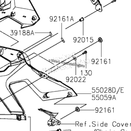 2022 Kawasaki Ninja 400 (EX400HNFAL) Cowling Lowers | Babbitts