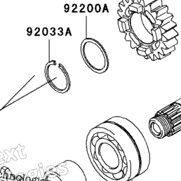 2006 Kawasaki NINJA ZX-10R (ZX1000D6F) Transmission | Babbitts