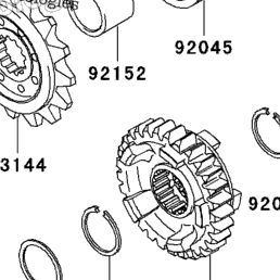 2006 Kawasaki NINJA ZX-10R (ZX1000D6F) Transmission | Babbitts