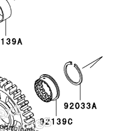 2006 Kawasaki NINJA ZX-10R (ZX1000D6F) Transmission | Babbitts