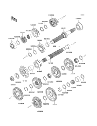 2006 Kawasaki NINJA ZX-10R (ZX1000D6F) Transmission | Babbitts